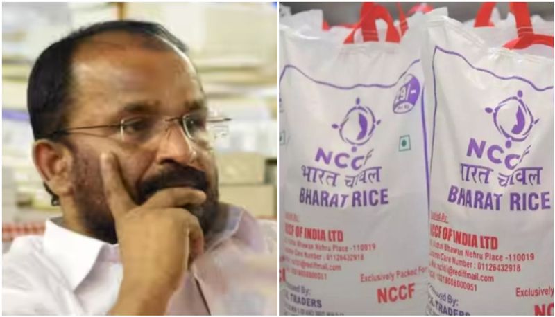 tn prathapan reaction on bharat rice distribution joy