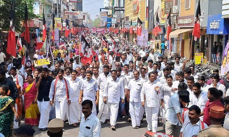 aiadmk did rally for statehood in puducherry vel