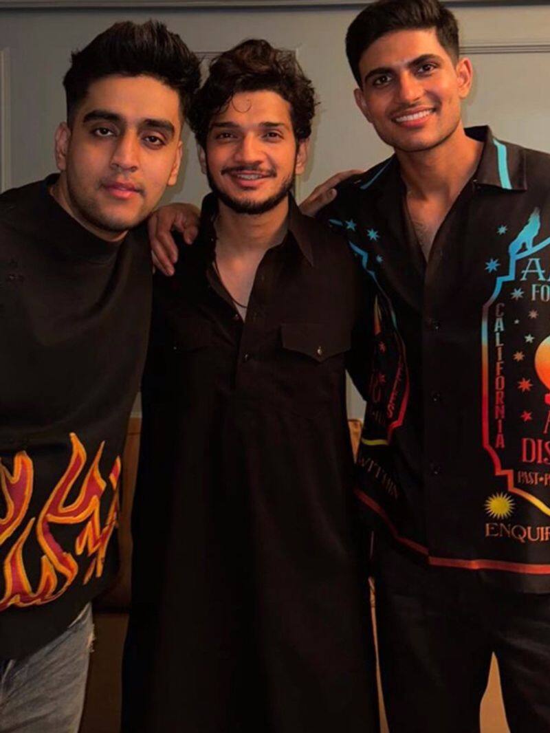 Munawar Faruqui, Shubman Gill attend Rohan Bopanna's party RKK