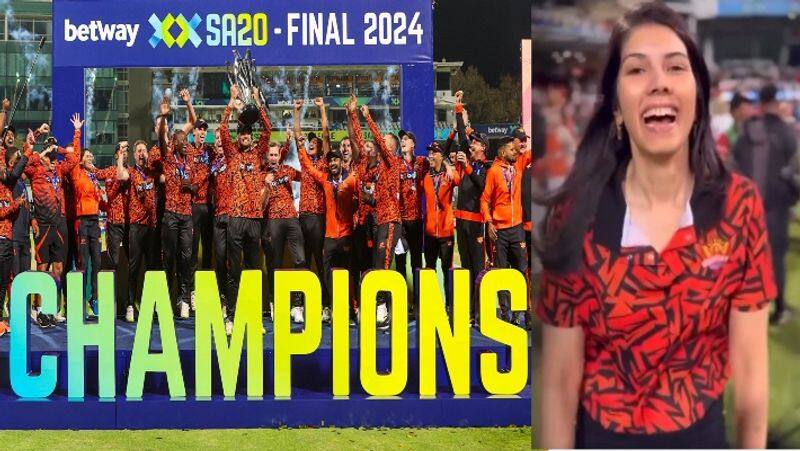 Sunrisers Eastern Cape Become 2nd Time Champions in SA20, Kavya Maran Video and Reactions Goes viral in social media rsk