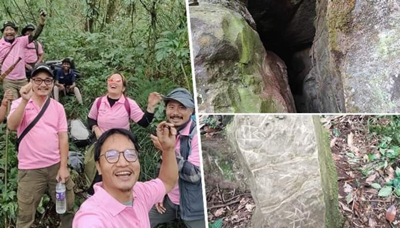 Historic! Cave used by Allied Forces as transit camp during WWII discovered near Arunachal Myanmar border