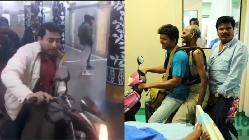 Man Rides Into Hospital On Bike, Recreates 'vijay movie nanban' Scene-rag