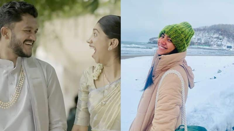 sai pallavi sister pooja kannan before marriage vacation photos viral gan