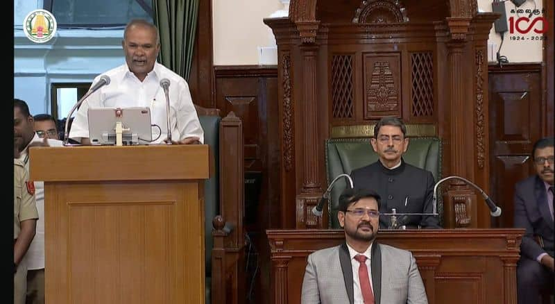 The Governor speech criticizing the Tamil Nadu government has been removed from the notes of the Tamil Nadu Assembly KAK