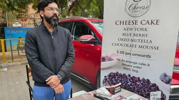 This Street Vendor Sells Delicious Cheesecakes in a Car Worth Rs 22 Lakh success-story-of-ishwar-singh-cake-startup jodhpur iwh