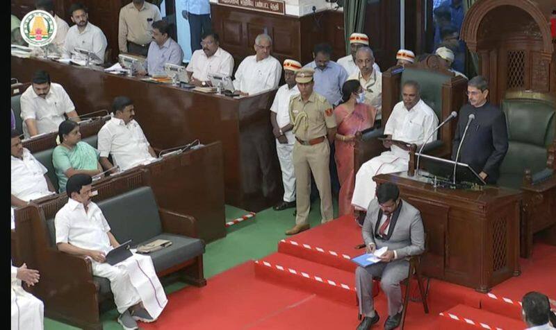 The Governor speech criticizing the Tamil Nadu government has been removed from the notes of the Tamil Nadu Assembly KAK