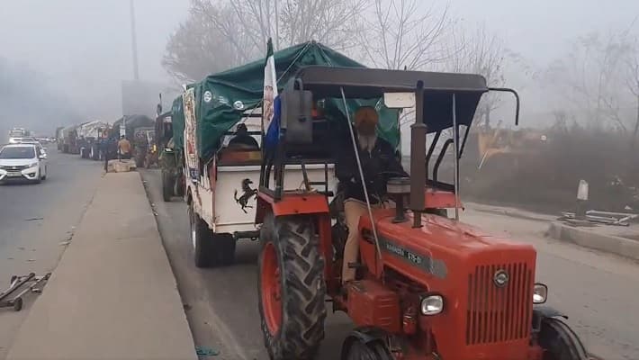 Borders Sealed, Marches Banned: Delhi Police stop the Farmers march from entering Delhi sgb