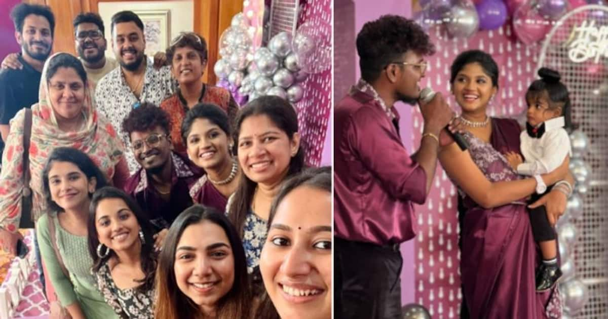 Super Singer Ajay Krishna Son Ayaan First Birthday Celebration : மகனின் 