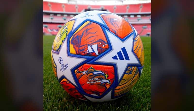 UEFA unwraps the official ball for the Champions League 2023-24 final osf