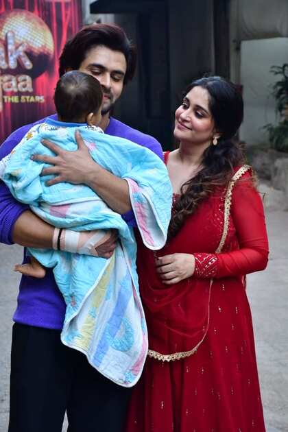 Dipika Kakar and Shoaib Ibrahim spotted with son Ruhaan