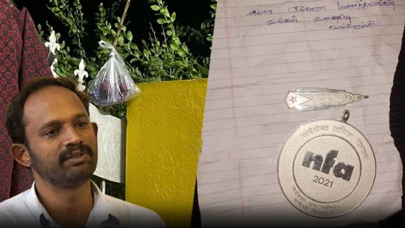 Director Manikandan House robbery case thief returned national film award medals with apology letter gan