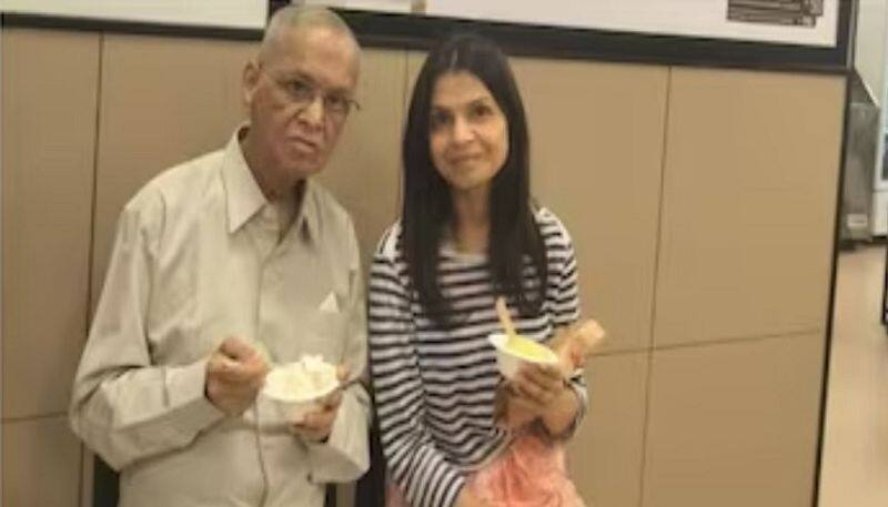 Narayana Murthy, Akshata Murty visit iconic Bengaluru ice cream joint-sak