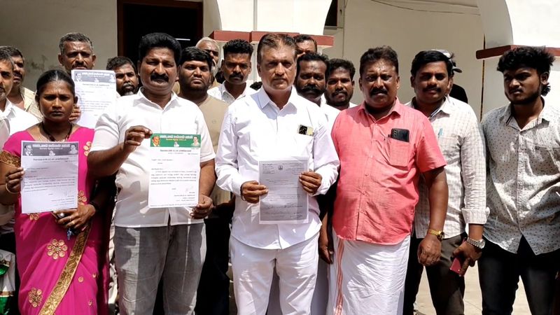 coimbatore pmk person complaint against my v3 ads at commissioner office vel