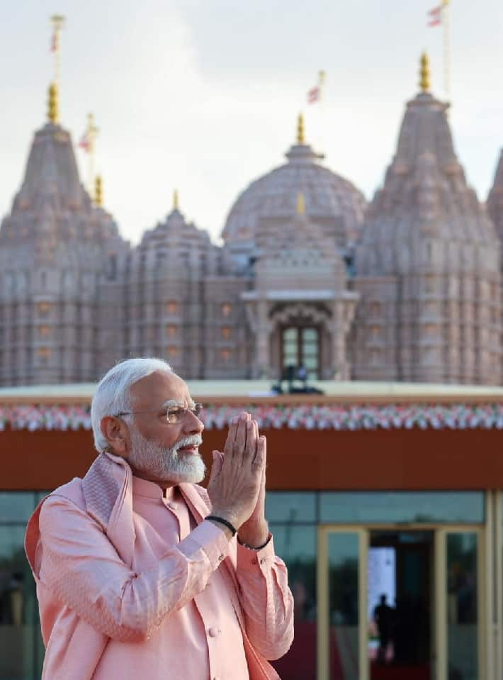 Glimpses of the Inauguration of First Hindu Temple in the UAE abu-dhabi-photos-baps-hindu-mandir-abu-dhabi pm modi iwh