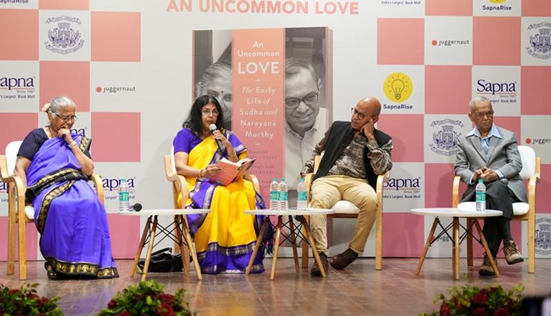 Book Launch An Uncommon Love on Sudha and Narayana Murthys 46th Marriage Anniversary ckm