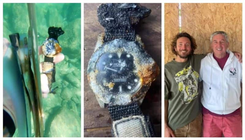 Rolex watch found at the bottom of the ocean in last summer is working bkg