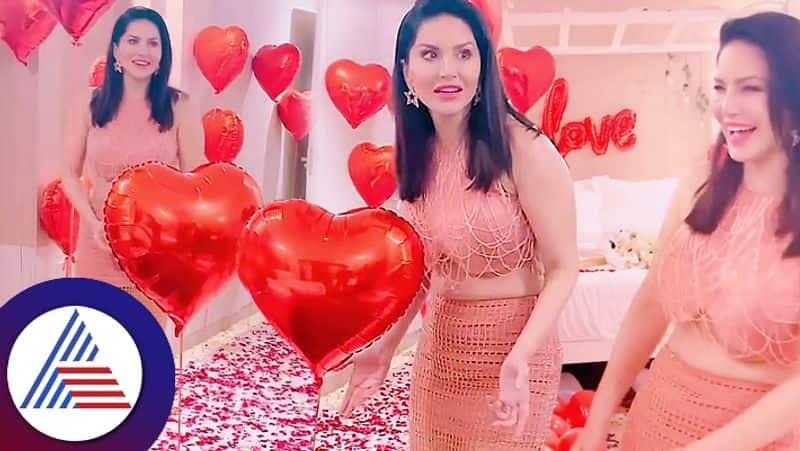 Sunny Leone gets surprise from husband Daniel Weber on valentines day skr