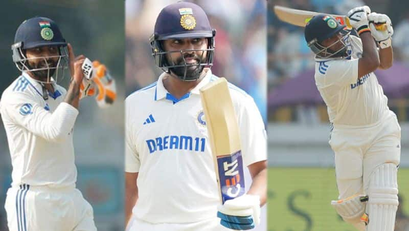 India vs England 3rd Test Day 1 highlights:  Rohit Sharma, Ravindra Jadeja centuries, Sarfaraz Khan's explosive innings RMA