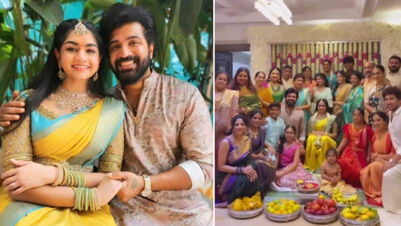 Anitha Vijayakumar daughter Diya Marriage rituals started with a bang gan