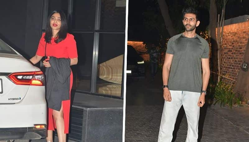 Poacher screening: Kartik Aaryan, Radhika Apte grace the event in their best attires RKK