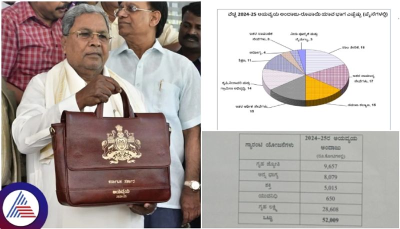 Karnataka Budget 2024 govt department wise grants Education and women sectors get large money sat