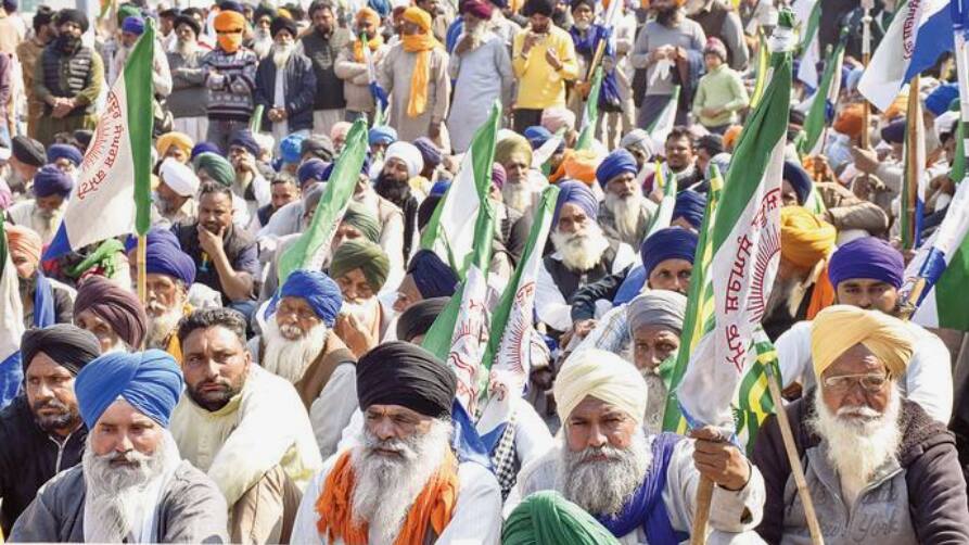 farmers protest