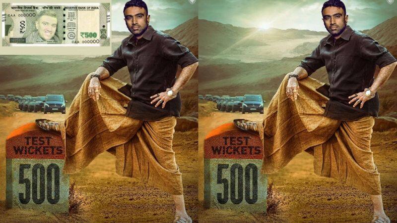 Cricket fans are congratulating Ravichandran Ashwin who reached 500 Wickets by creating memes rsk