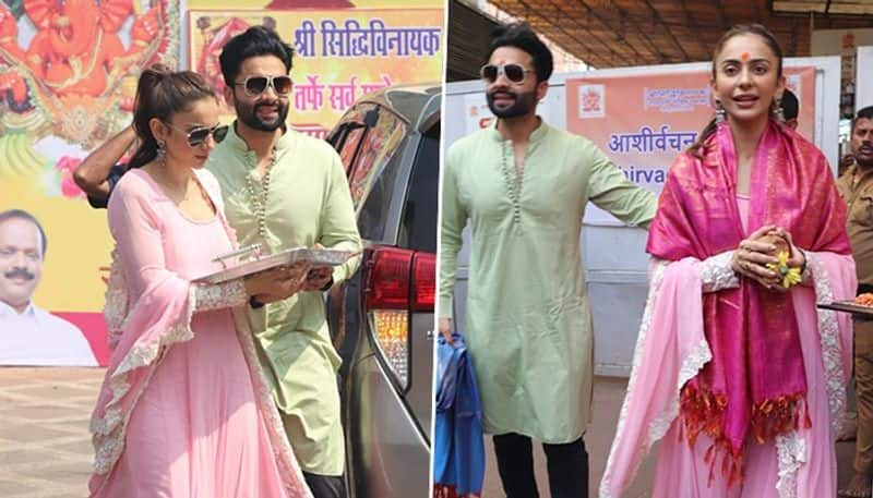 Jacky Bhagnani, Rakul Preet Singh visit Siddhivinayak temple ahead of their wedding RKK