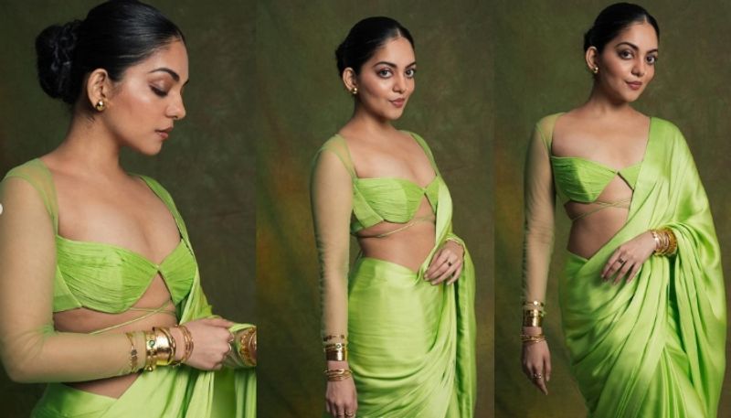 actress ahana krishna share glamorous photo with saree goes viral nrn 