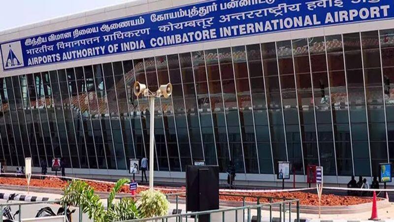 Flight service resumes from coimbatore airport to goa hyderabad smp