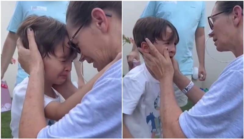 touching video of a woman battling cancer reuniting with her grandson social media users deeply moved SSM