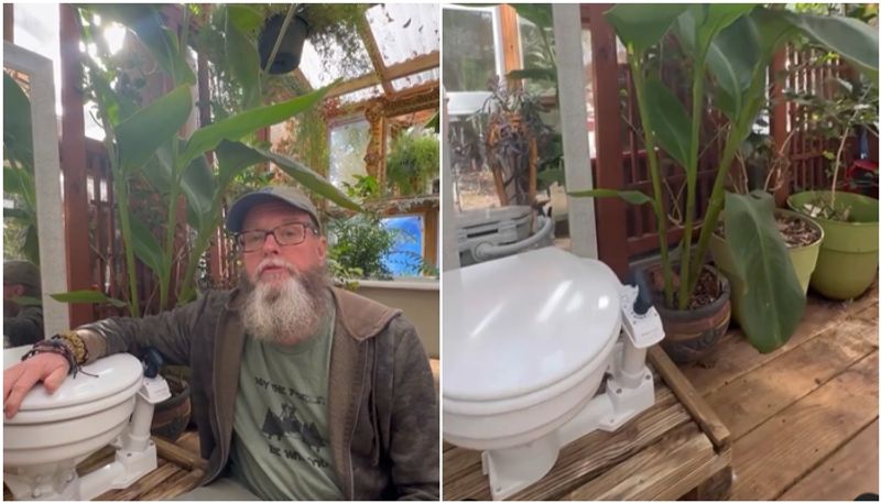 us couple made a plant to recycle their own poop to make cooking gas and fertilizer