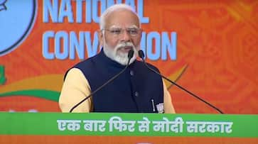 bjp national convention pm modi speech today loksabha election 2024 kxa 