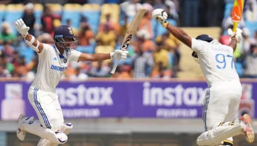 Sarfaraz Khan's early celebration on Yashasvi Jaiswal double century becomes internet sensation