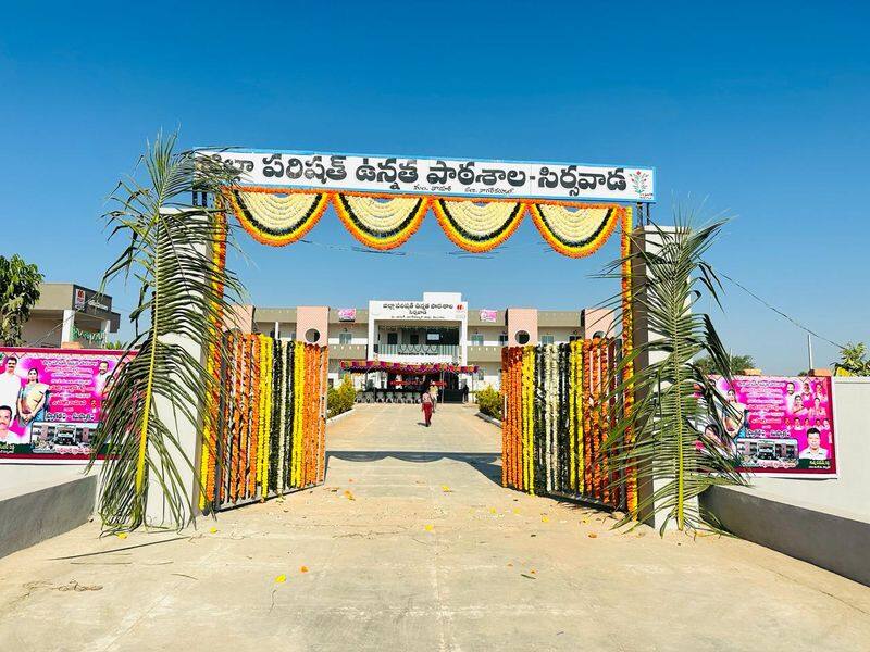 ex mla marri janardhan reddy builds and opens zp high school in nagarkurnool kms