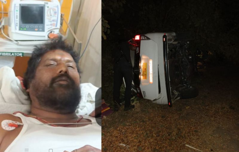 Dharmapuri MLA Adluri Laxman injured in Road Accident AKP