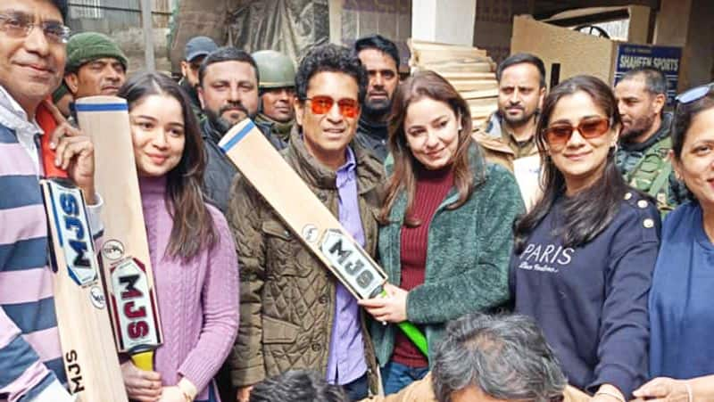 Jammu and Kashmir bat factory steals Sachin Tendulkar's heart, Anjali, Sara  RMA