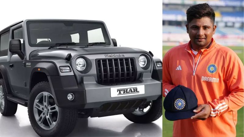 Anand Mahindra offers Thar as gift to cricketer Sarfaraz Khans father