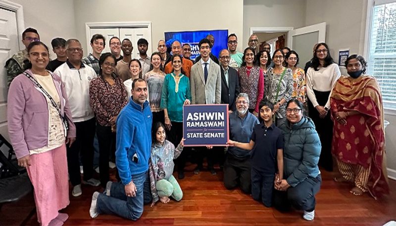 Who is Ashwin Ramaswami, first Indian-American Gen Z candidate running for Georgia state senate? AJR