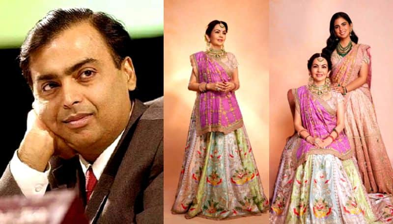 Nita Ambani is serving ethnic elegance in a beautiful custom made Anamika Khanna lehenga