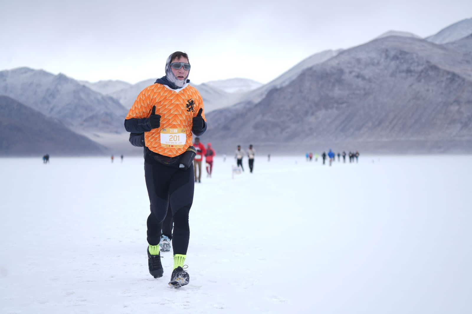 Ultimate Adventure PHOTOS: Pangong hosts world's highest frozen lake marathon