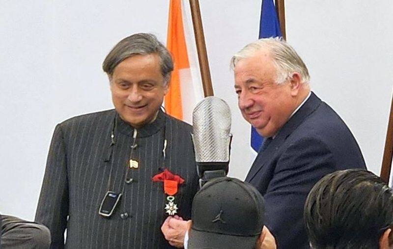 Congress MP Shashi Tharoor honoured with Chevalier de la Legion d'Honneur highest French civilian award