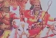 Kanpur Congress Up Posters Showing Rahul Gandhi As Lord Krishna And Ajay Rai As Arjun XSMN