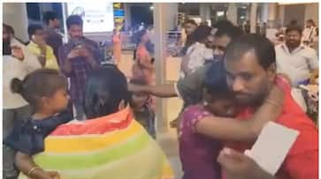 hyderabad airport viral video two brother return india after spent 18 years in dubai jail kxa 