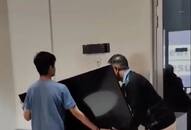 Viral Video: Customer takes drastic action over Byju's refund delay, removes TV from office premises (WATCH)