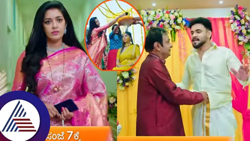 Bhumika hears Jaidev saying about Mallis pregnancy The marriage ceremony is going on suc