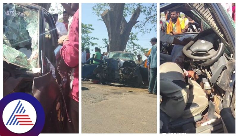 Massive car accident at khanapur in Belagavi many dead gow