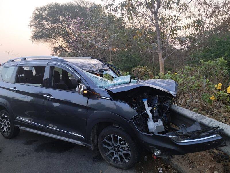 Car Accident... Telangana BRS MLA Lasya Nanditha killed tvk