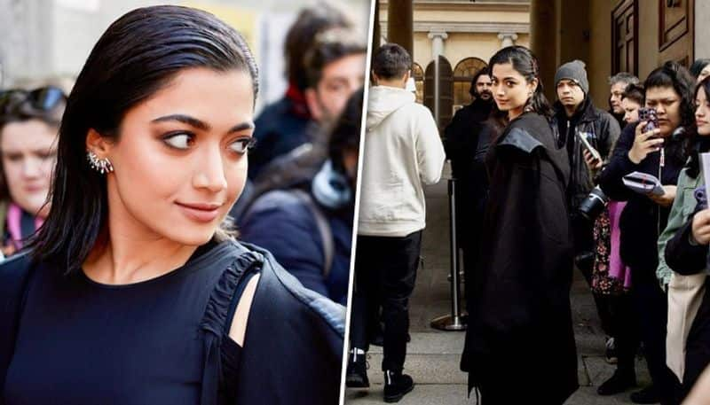 Rashmika Mandanna in Milan: Animal actress looks stunning in all-black ensemble RBA