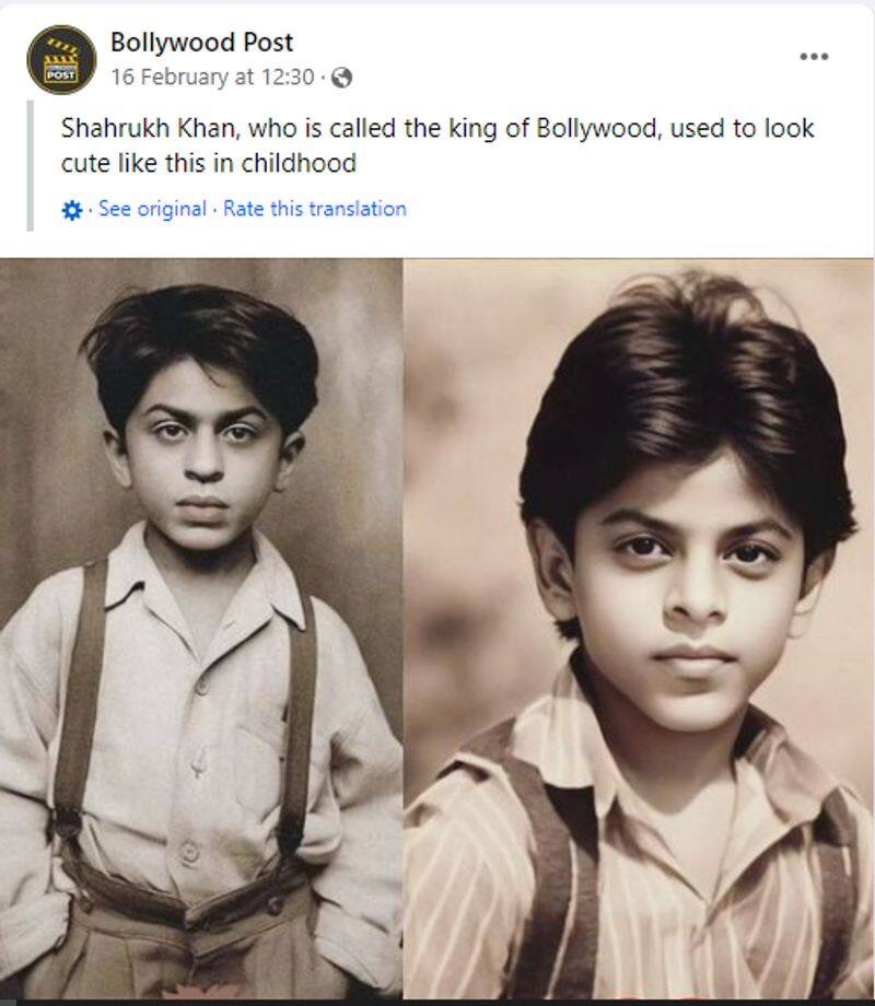 Fact Check Shah Rukh Khan childhood photos look crazy to fans but one twist happened jje 